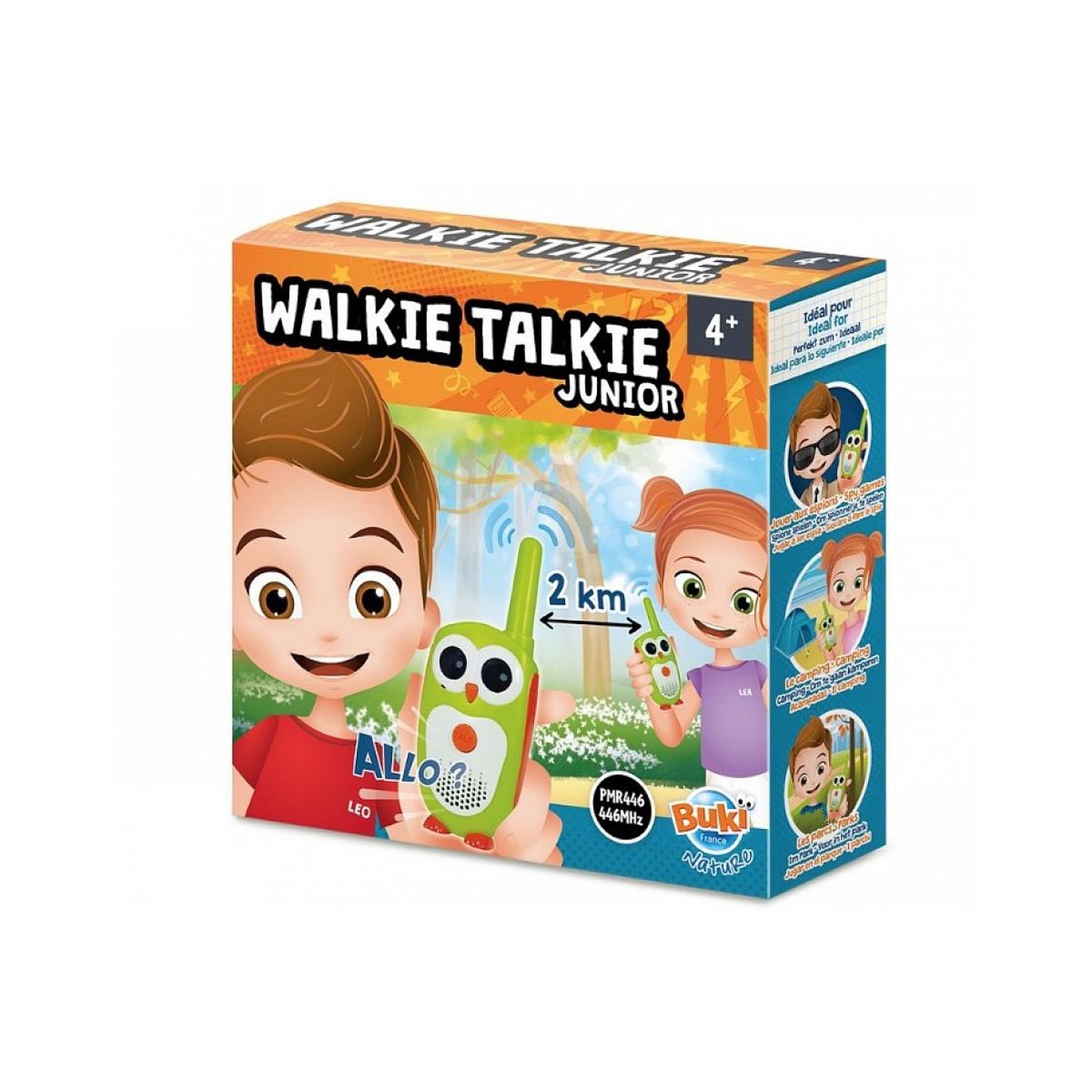 Voir la diapositive 2 : BUKI Talkie Walkie Junior a piles