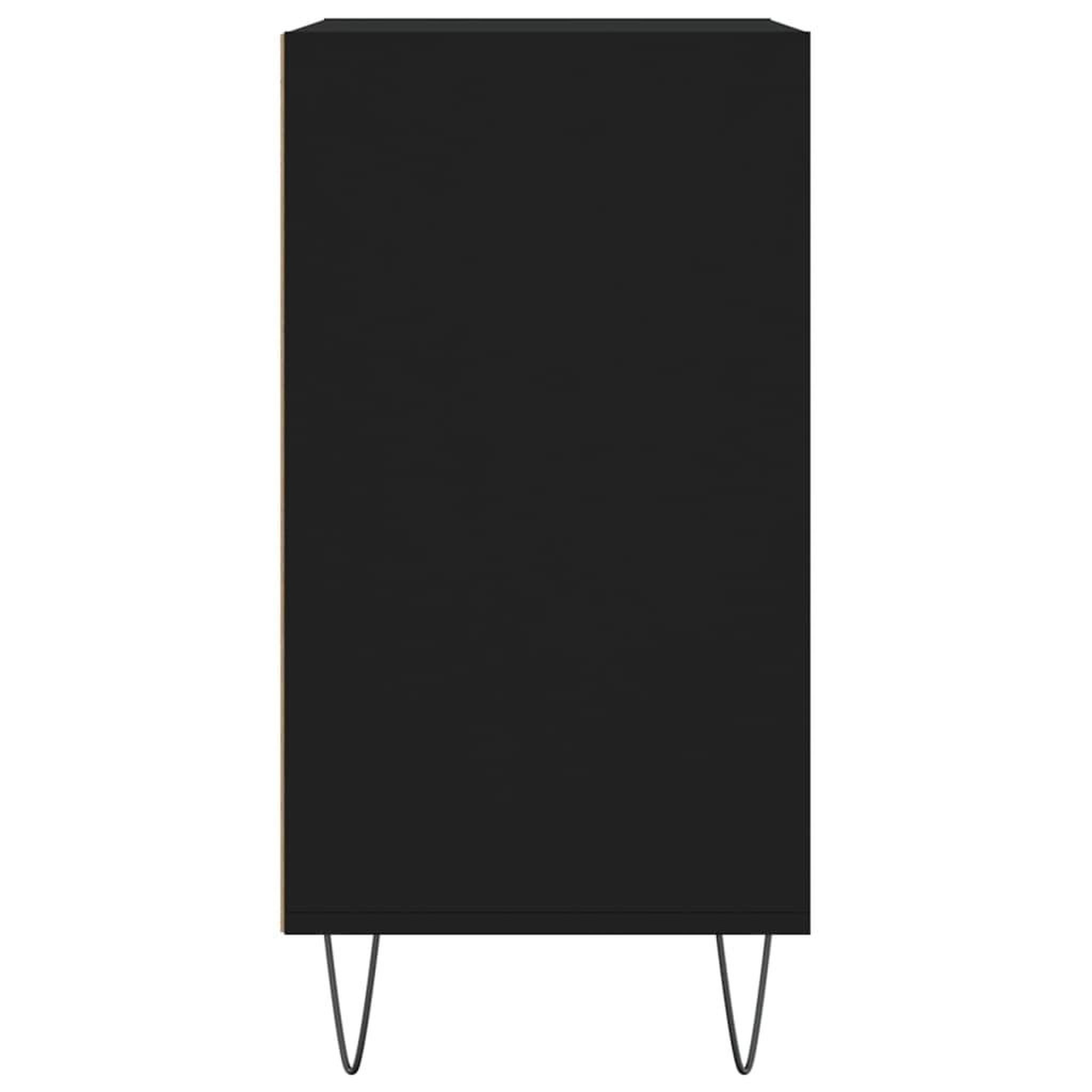 Voir la diapositive 5 : VIDAXL Buffet noir 57x35x70 cm bois d'ingenierie