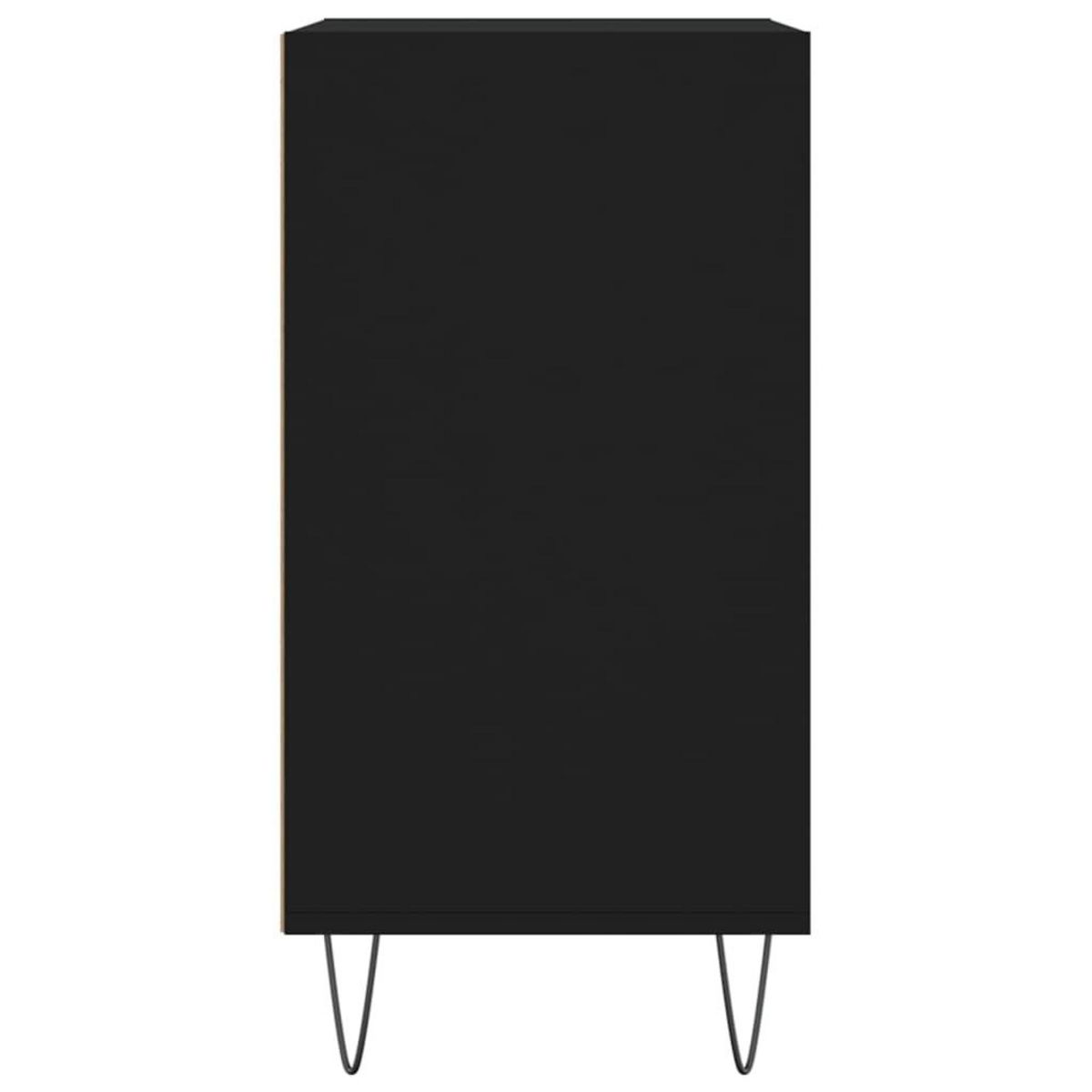 VIDAXL Buffet noir 57x35x70 cm bois d'ingenierie