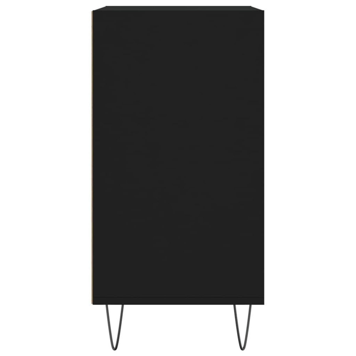 VIDAXL Buffet noir 57x35x70 cm bois d'ingenierie