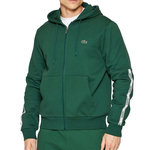 Lacoste Sweat Zippée  Homme Lacoste SH1209. Coloris disponibles : Vert