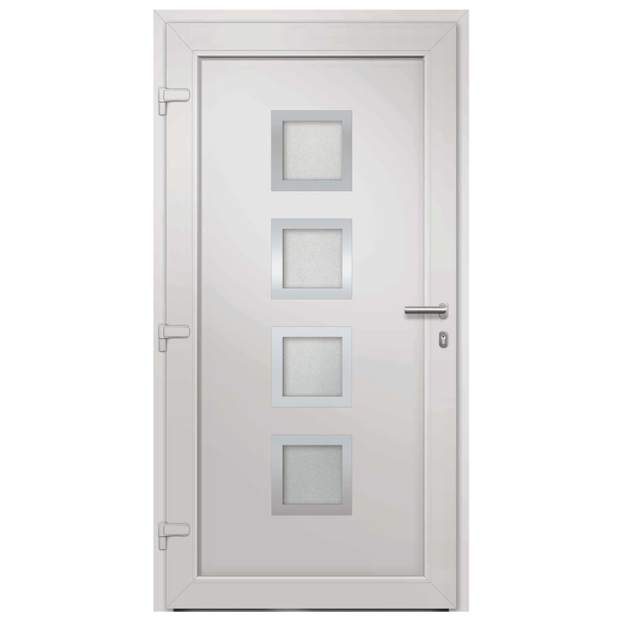 Voir la diapositive 4 : VIDAXL Porte d'entree Anthracite 98x190 cm