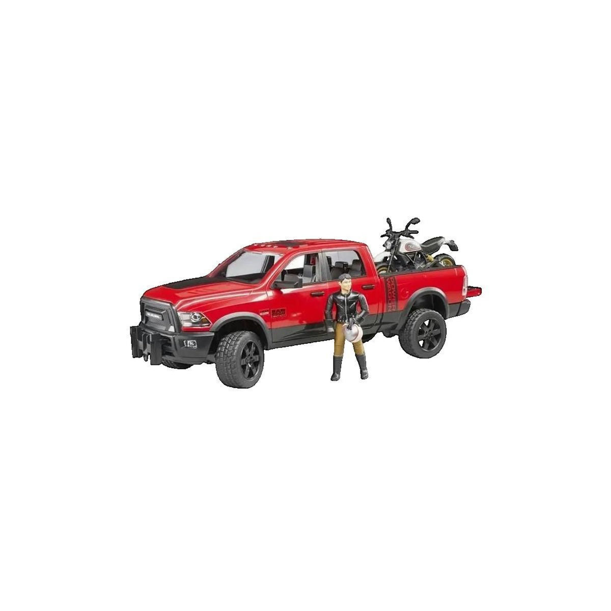 Bruder Véhicule jouet Bruder RAM 2500 Power Wagon rouge