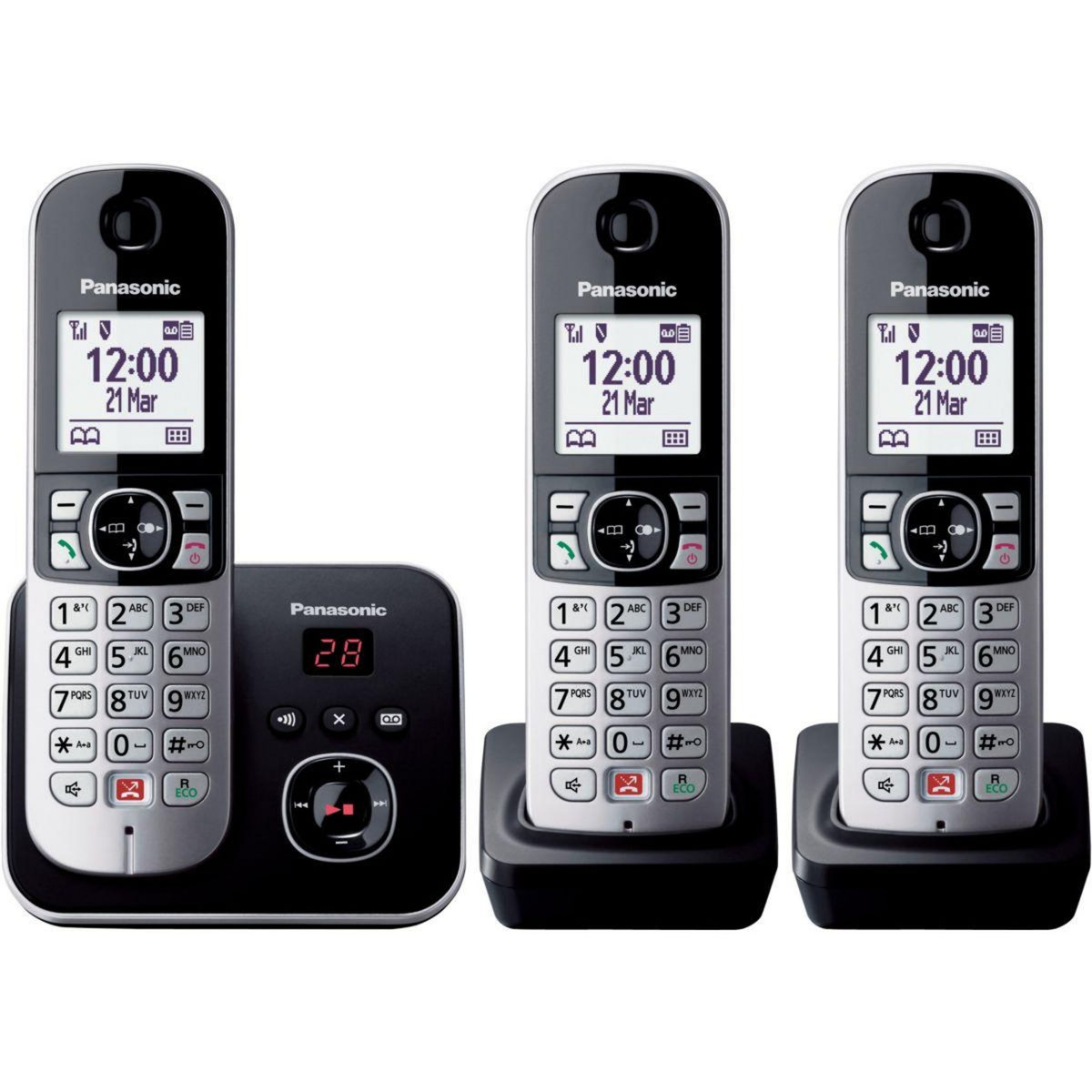 PANASONIC Téléphone sans fil KX-TG6863FRB