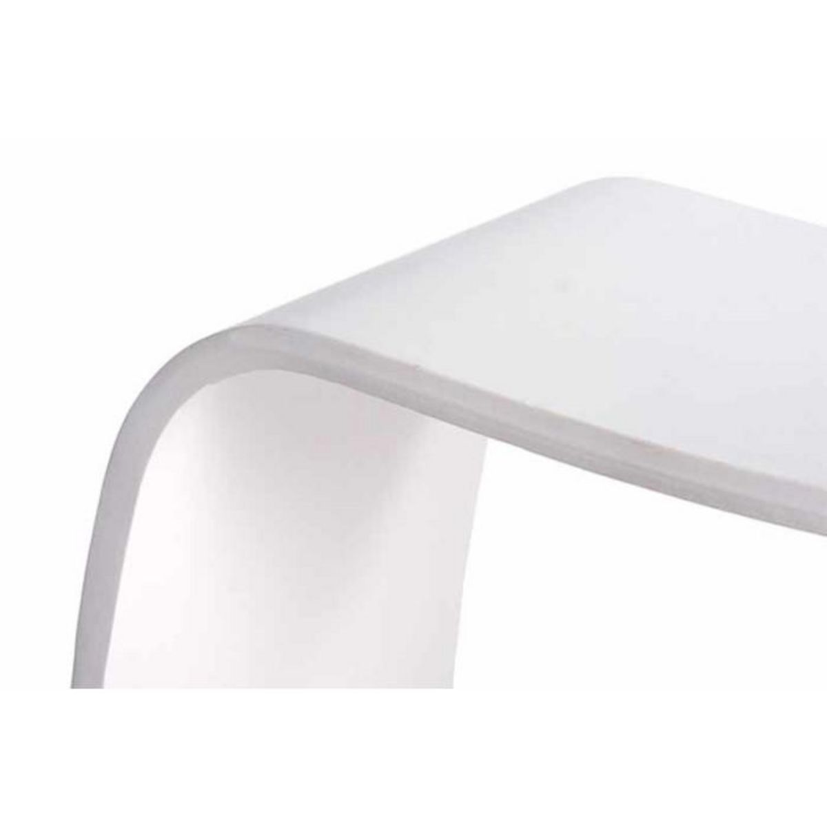 Paris Prix Tabouret Design  Oméga  47cm Blanc