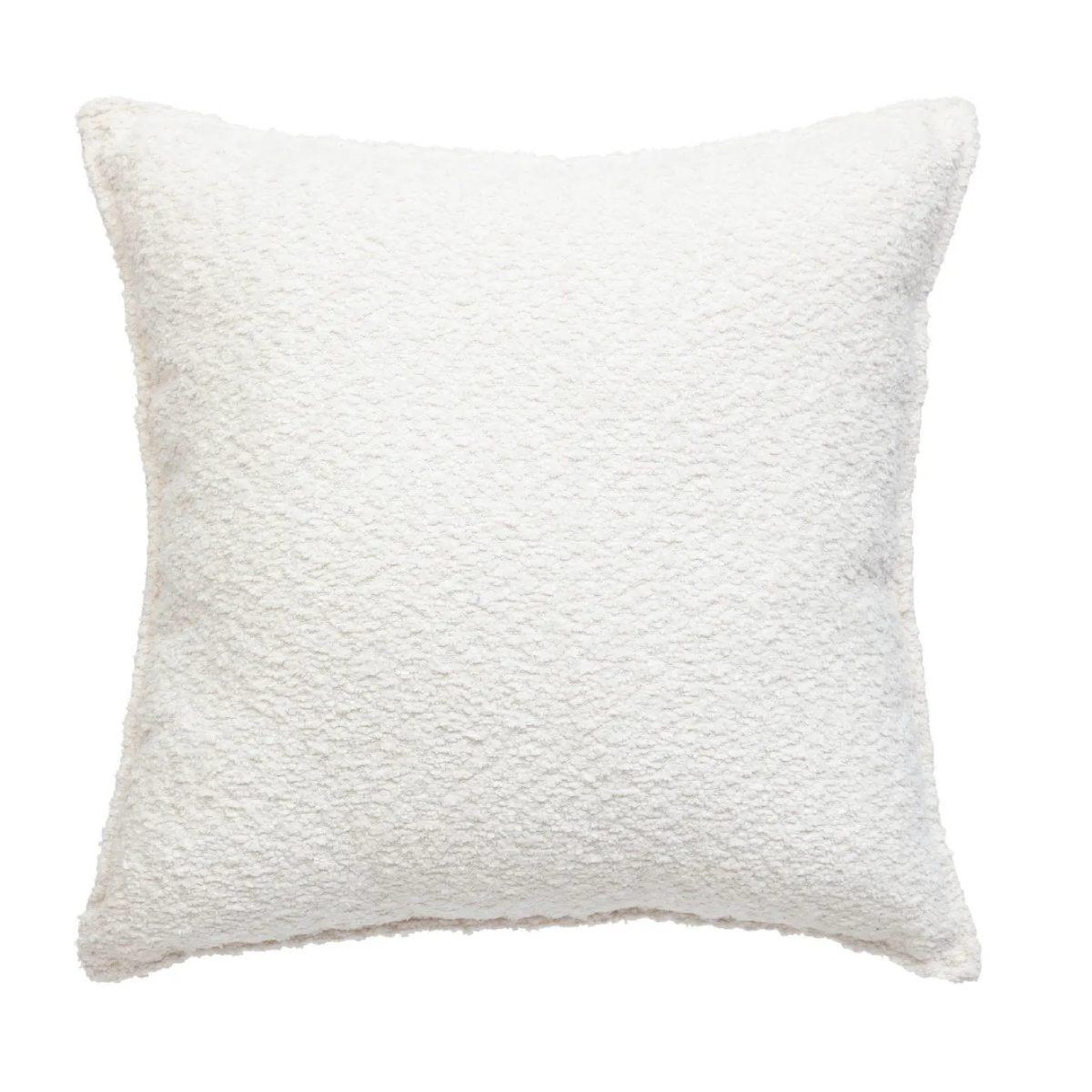 ATMOSPHERA Coussin déco bouclette  soana  45x45 ivoire