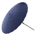 Paris Prix Parasol Design  Palmetto  270cm Bleu