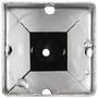 Voir la diapositive 5 : VIDAXL Piquets au sol 2 pcs Argente 7x7x56 cm Acier galvanise