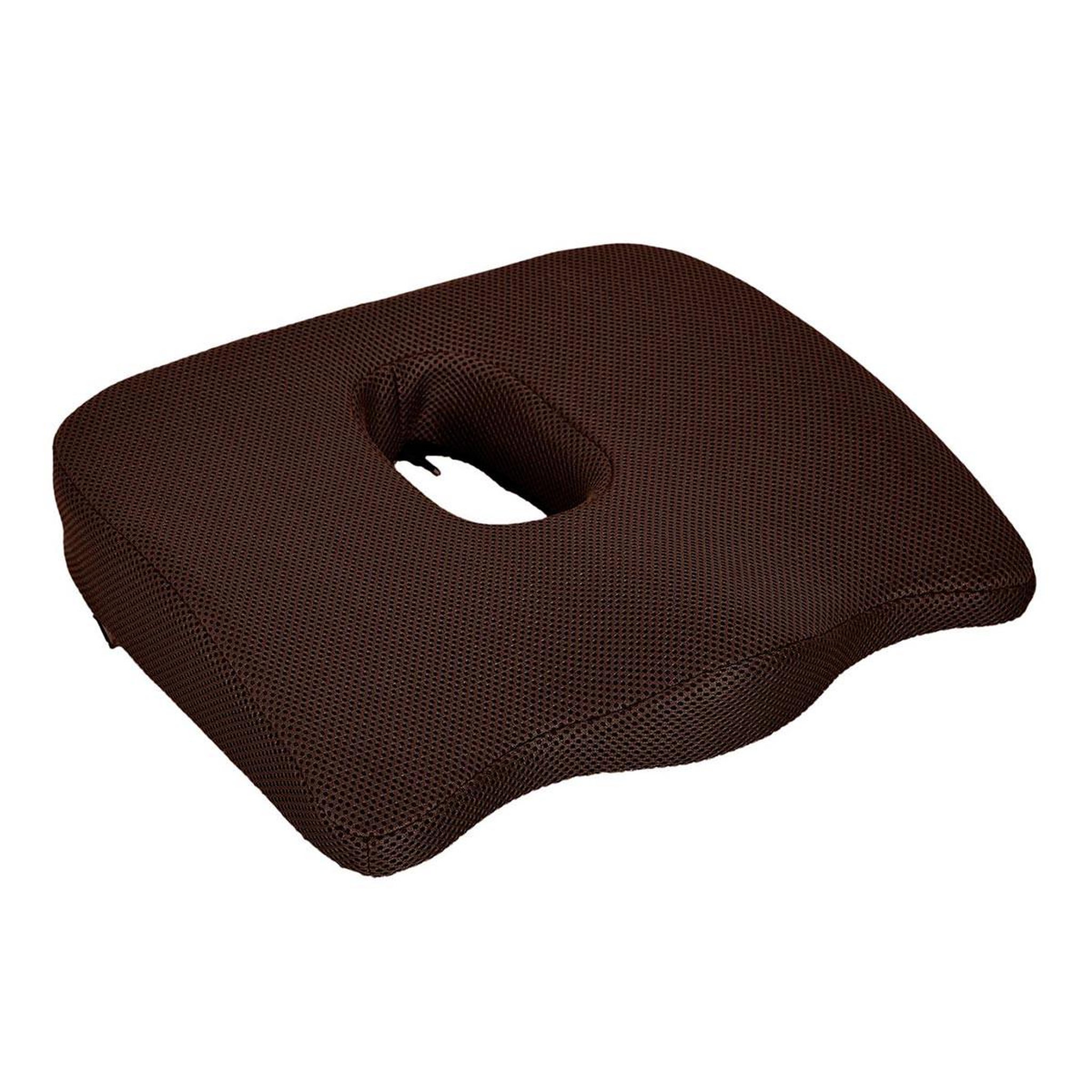 Voir la diapositive 1 : SENSLY Coussin de Posture  Spécial Coccyx  42cm Marron