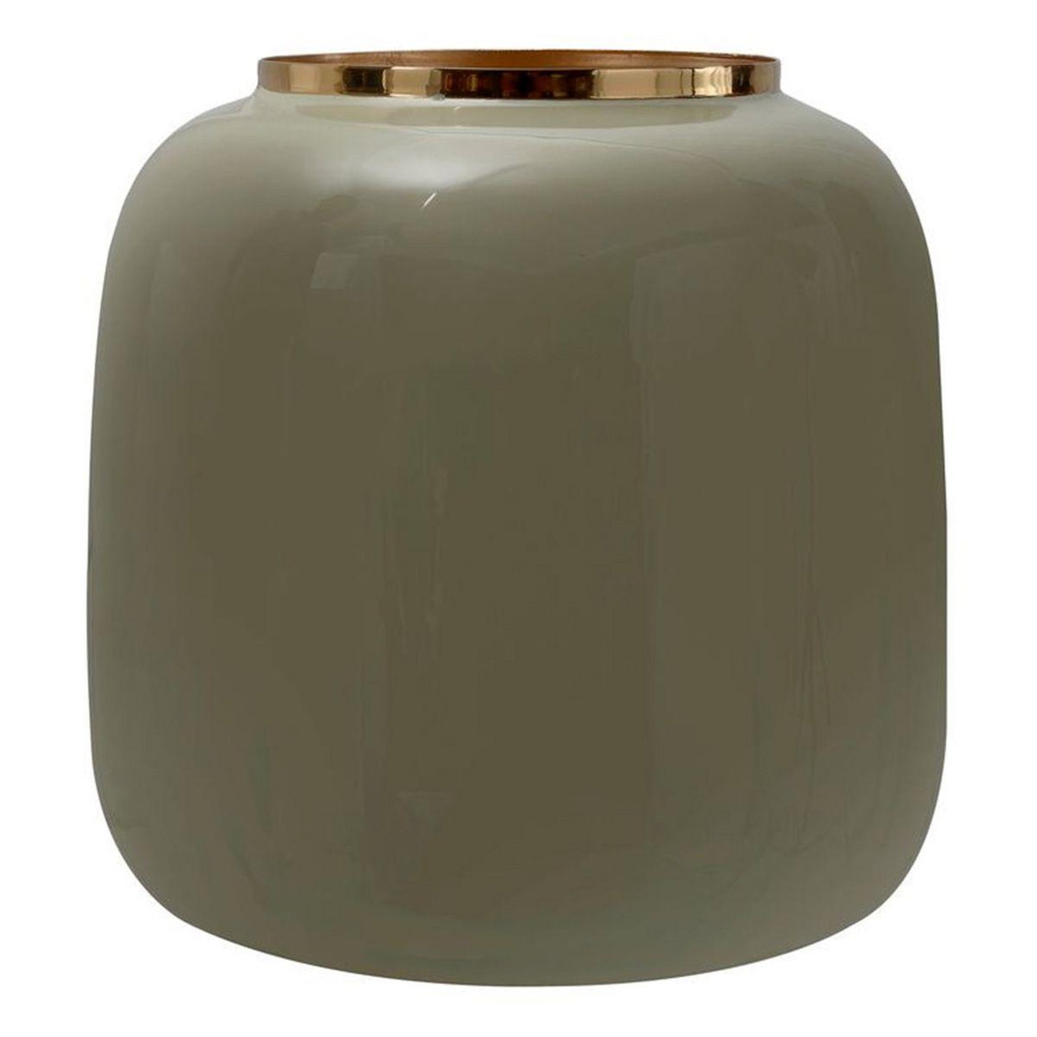 Voir la diapositive 1 : Paris Prix Vase rond design  niklas  20cm menthe & or