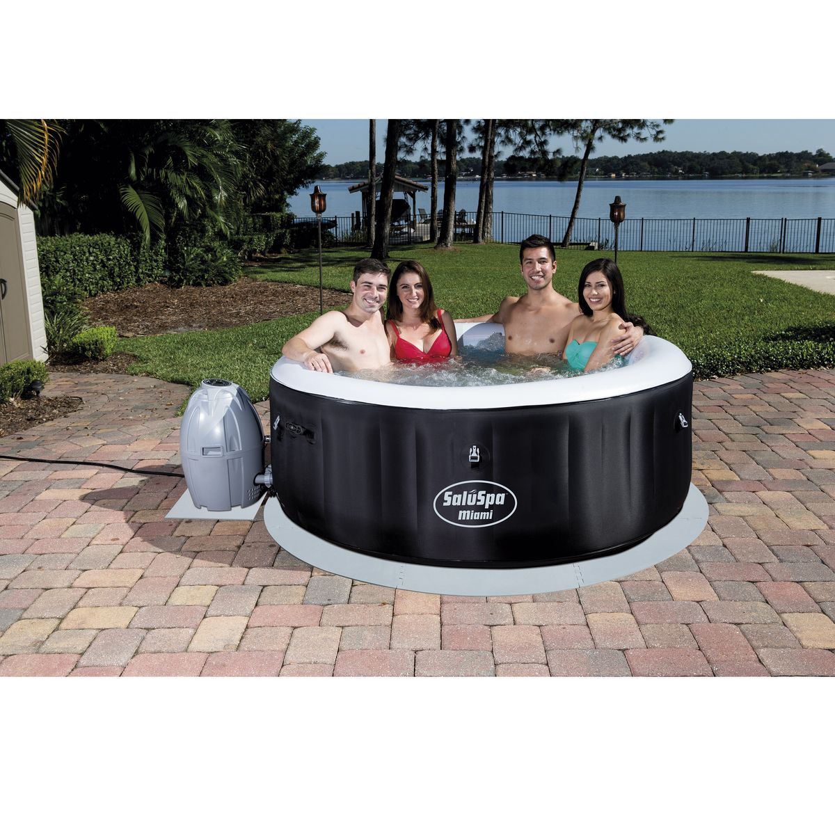 BESTWAY Tapis de sol pour spa rond