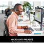 Voir la diapositive 2 : Logitech Micro-casque H340 USB Headset
