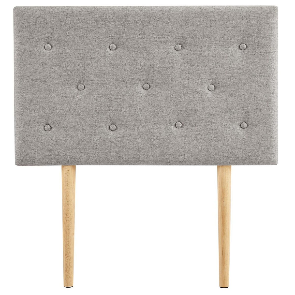 IDIMEX Tête de lit MAVELI 90 capitonnée sur pieds, en tissu