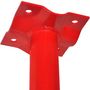 Voir la diapositive 4 : VIDAXL Support Acrow 280 cm Rouge