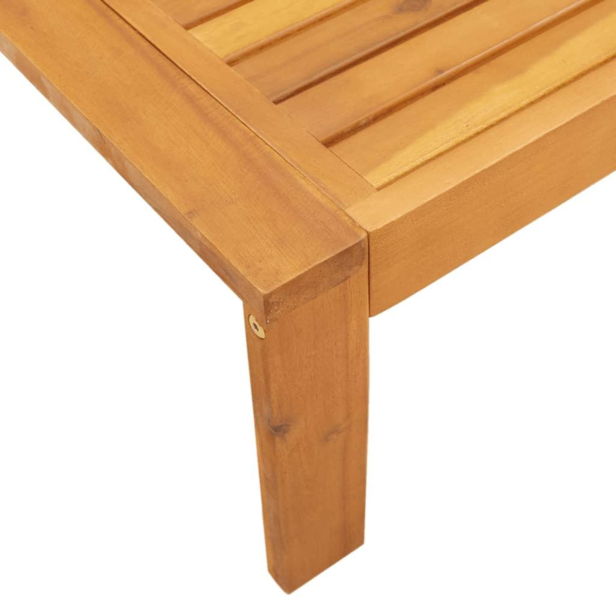 Voir la diapositive 5 : VIDAXL Salon de jardin avec coussins 4 pcs bois d'acacia massif