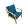 Voir la diapositive 6 : SWEEEK Salon de jardin en bois 4 places - Ushuaïa - Canapé, fauteuils et table basse en acacia, design