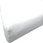 Voir la diapositive 1 : Home collection DRAP HOUSSE 140X190CM BONNET 28CM 100%MICROFIBRE 82GSM BLANC