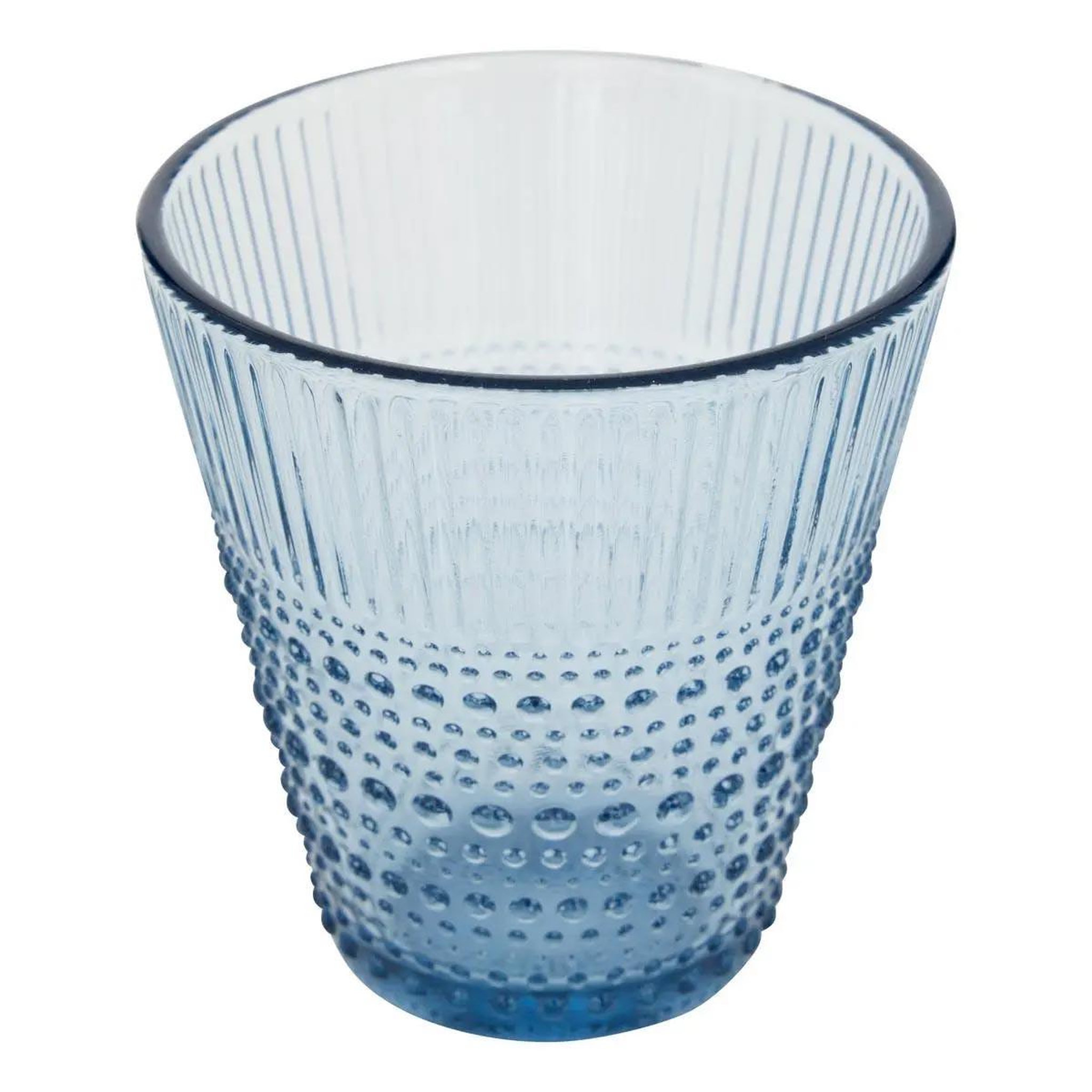 Voir la diapositive 2 : SECRET DE GOURMET Lot de 6 verres bas  joa  27cl bleu
