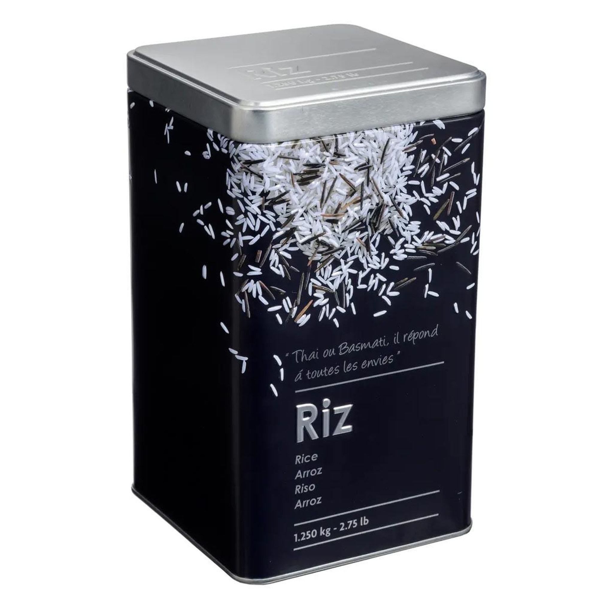 Voir la diapositive 1 : FIVE Boîte à riz  relief ii  18cm noir
