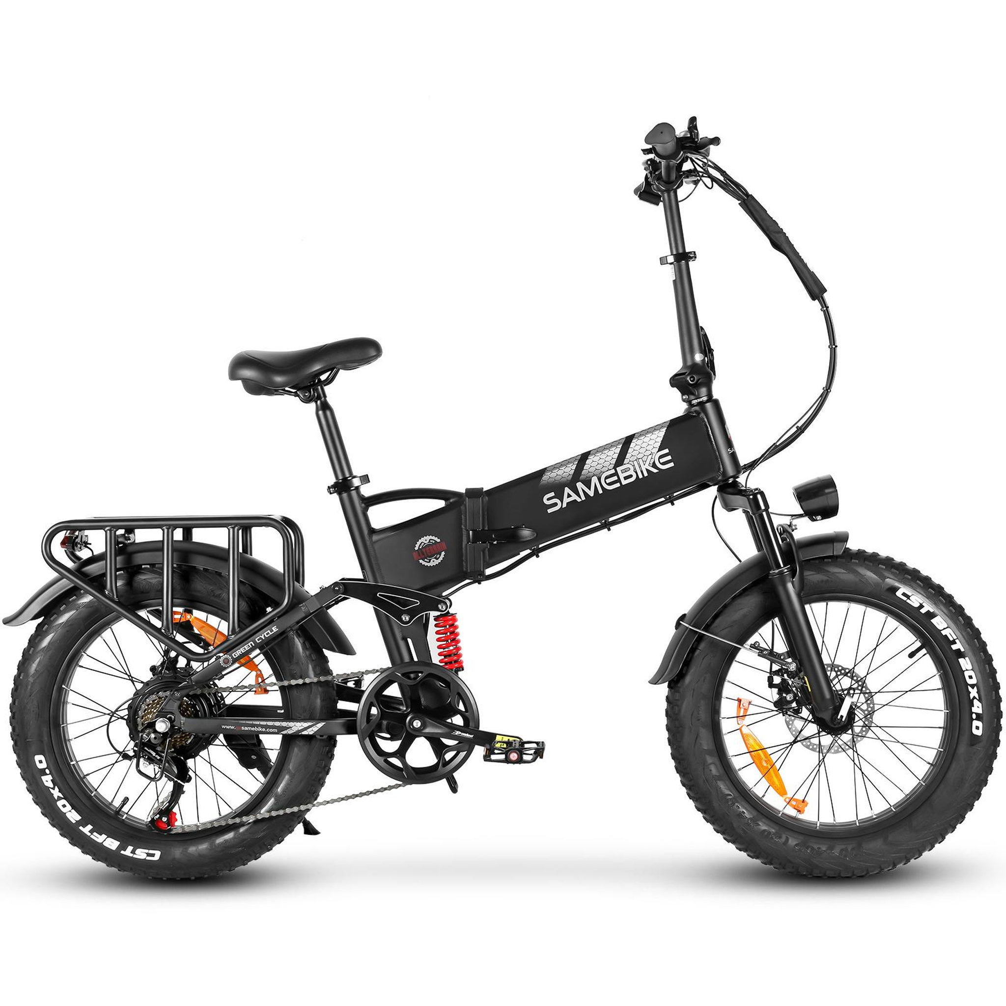 Voir la diapositive 4 : SAMEBIKE Vélo électrique pliable SameBike RS-A02 Pro