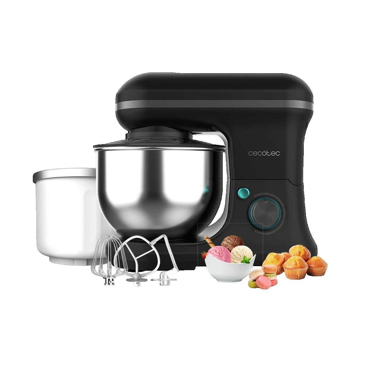 CECOTEC Robot pâtissier Cecotec Cecomixer Merengue 5L noir