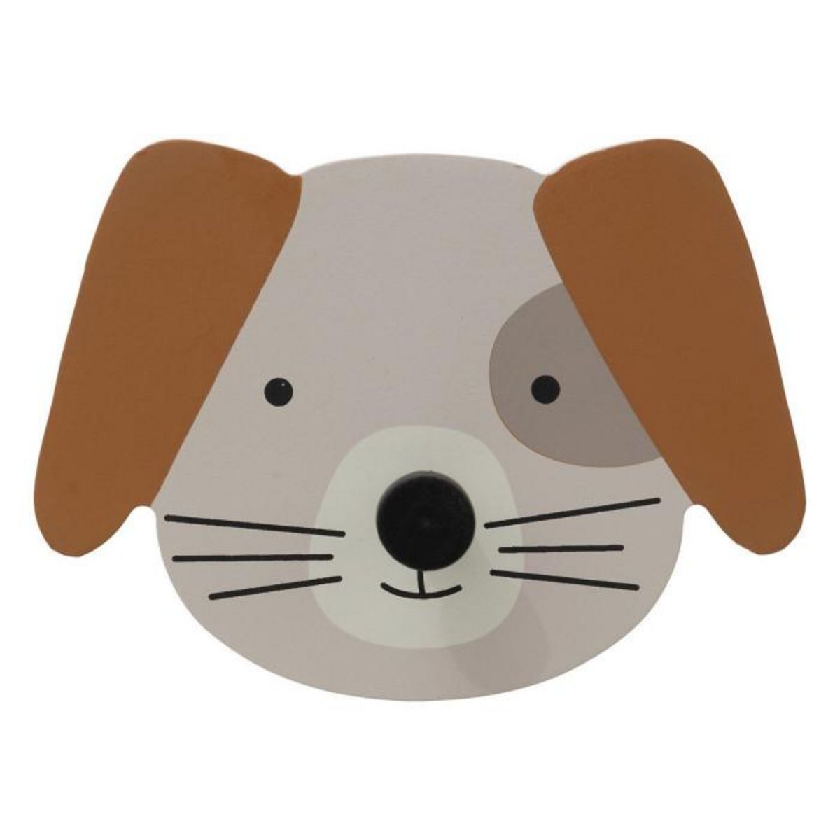 Atmosphera Kids Lot de 3 Patères Déco  Animaux  10cm Multicolore