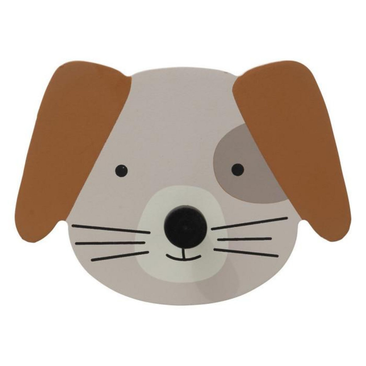 Atmosphera Kids Lot de 3 Patères Déco  Animaux  10cm Multicolore