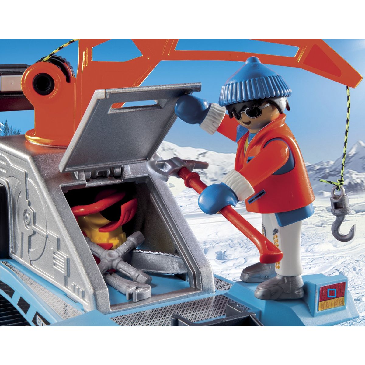PLAYMOBIL 9500 - Family Fun - Agent avec chasse-neige