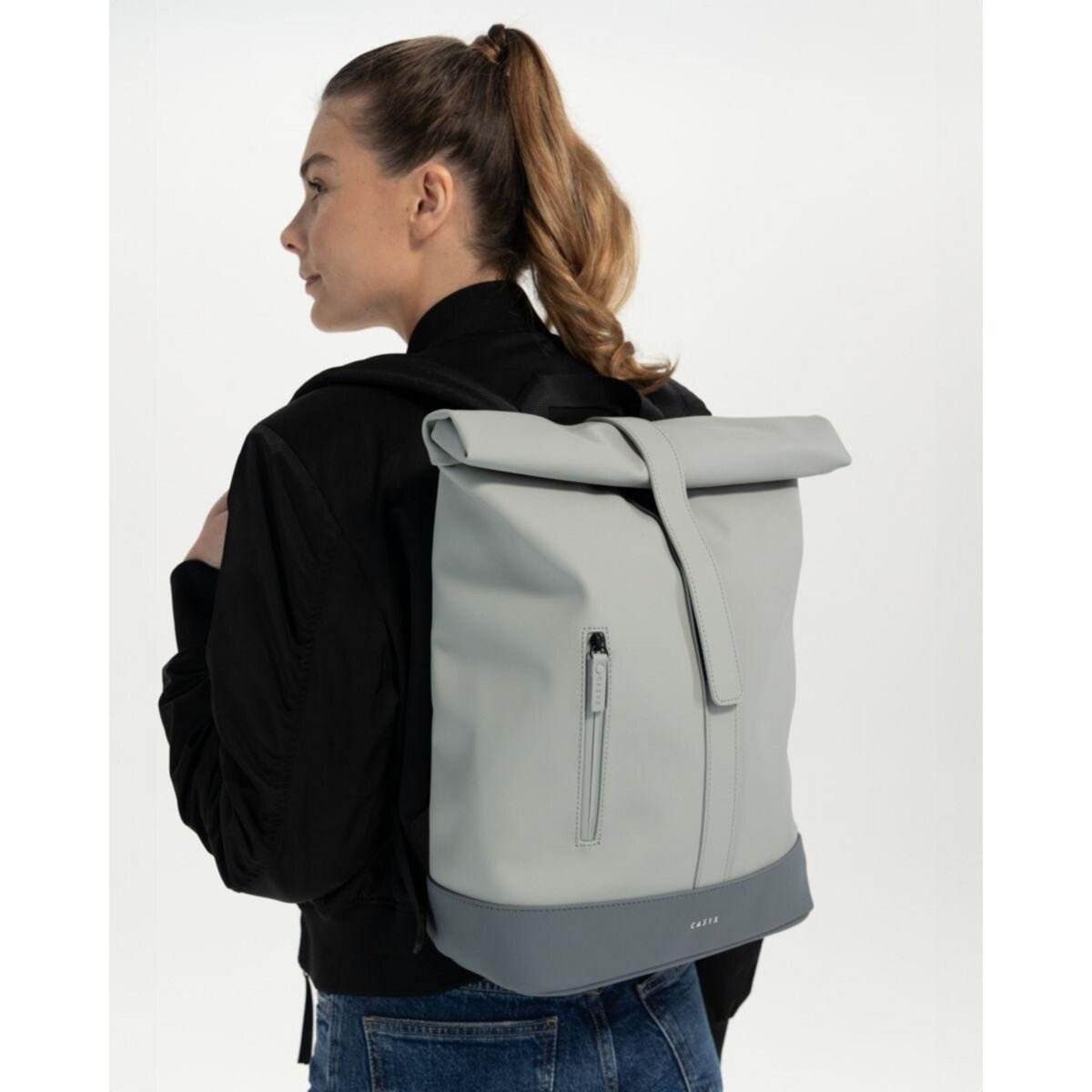 CASYX Sac à dos Modèle TORNADO Medium Gris Givré