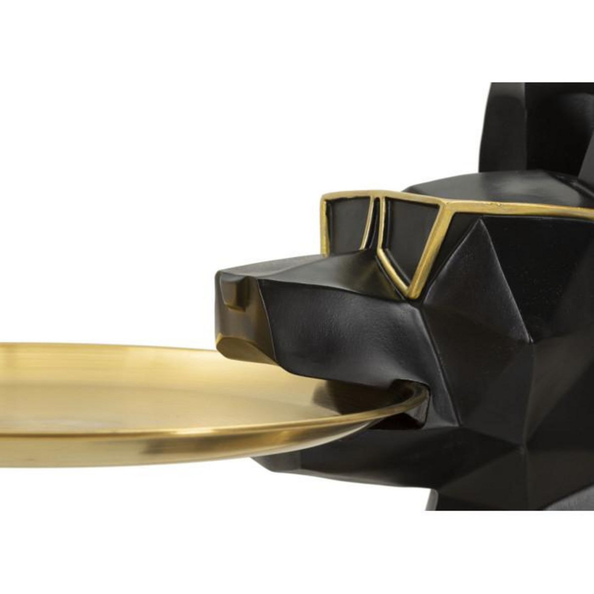 Paris Prix Vide-Poche Statue Chien  Origami  91cm Noir