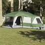 Voir la diapositive 1 : VIDAXL Tente familiale avec dome porche 9 personnes vert impermeable