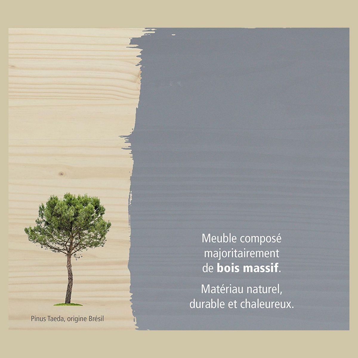 Lit banquette gigogne 90x200 cm ANDREA