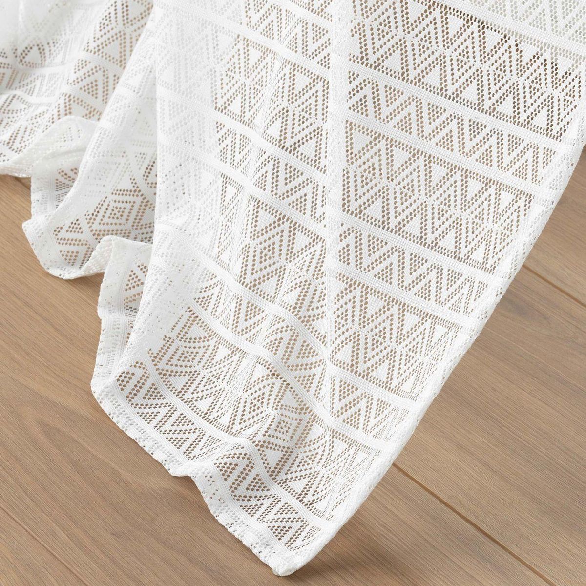 Douceur d'Intérieur Voilage maille Apolline - 140 x 240 cm - Blanc