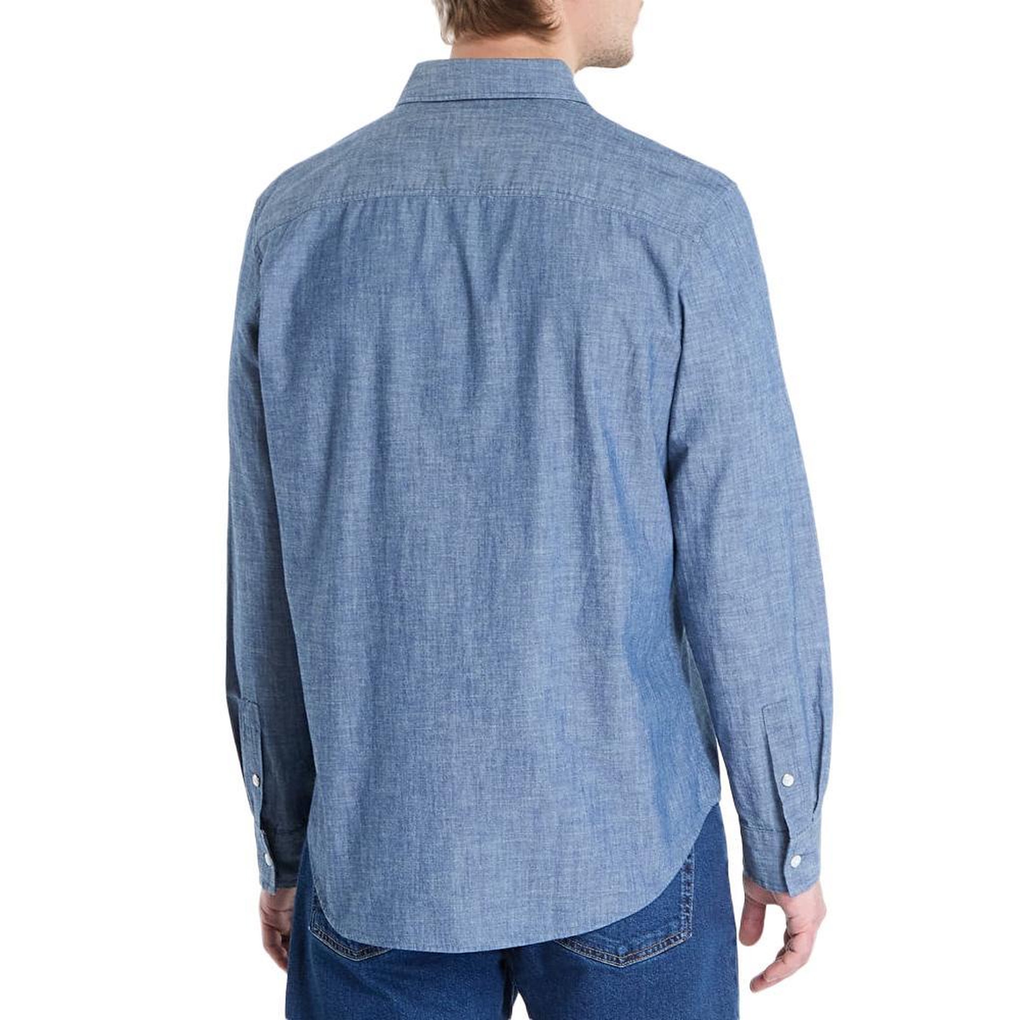 Voir la diapositive 2 : CALVIN KLEIN JEANS Chemise Bleu Homme Calvin Klein Jeans Chambray