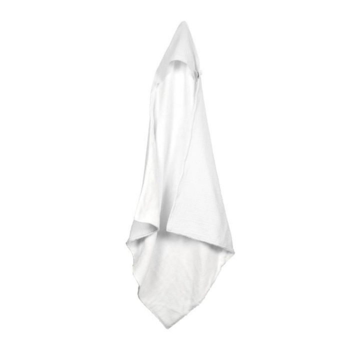 Paris Prix Cape de Bain Bébé  Absorbant  75x75cm Blanc