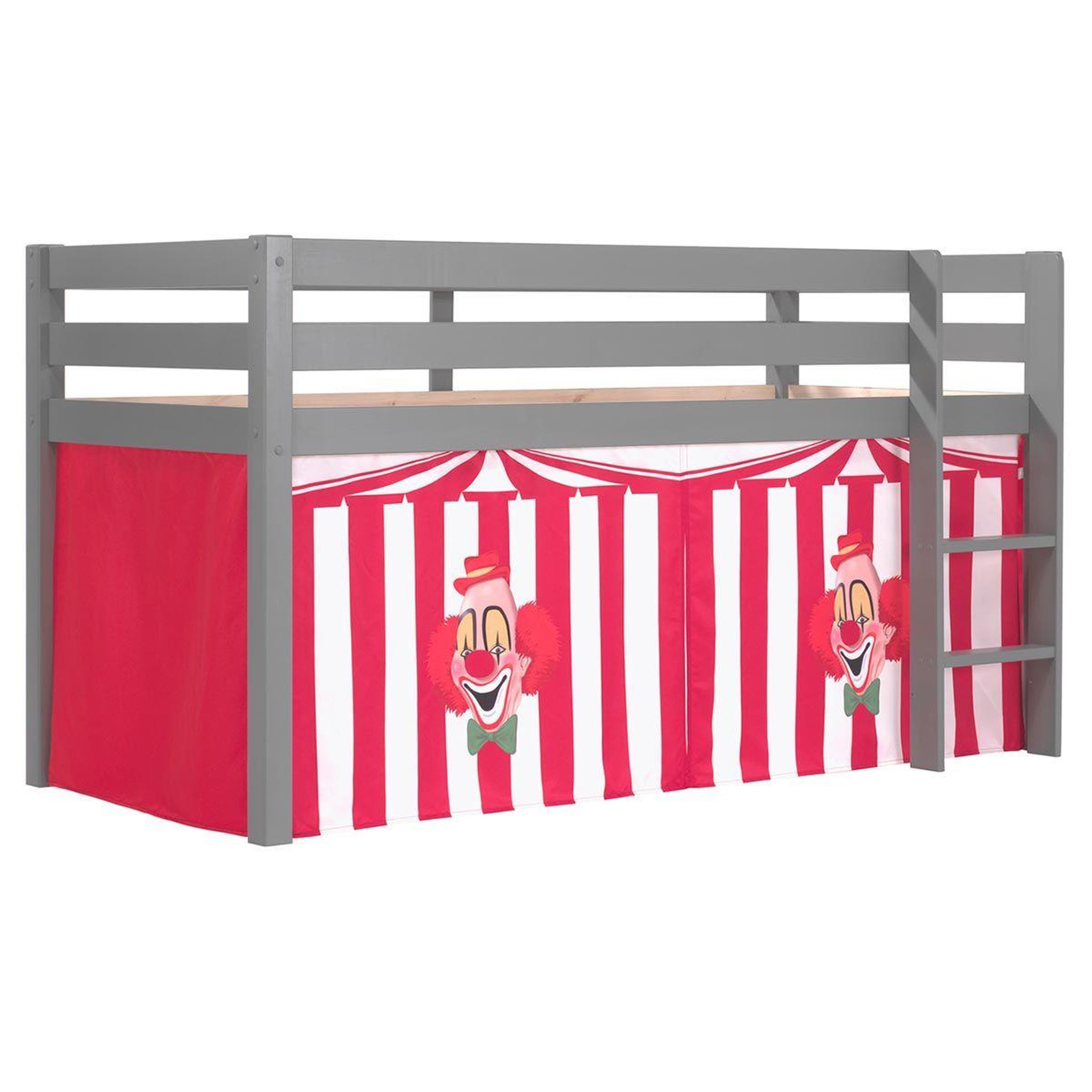 Voir la diapositive 1 : Paris Prix Lit Enfant  Pino Cirque  90x200cm Gris