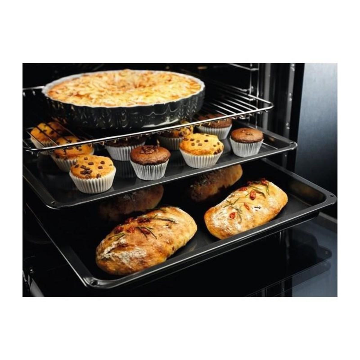 ELECTROLUX Fours encastrables Électrique 72L ELECTROLUX 3480W 60cm, ELE7332543663170