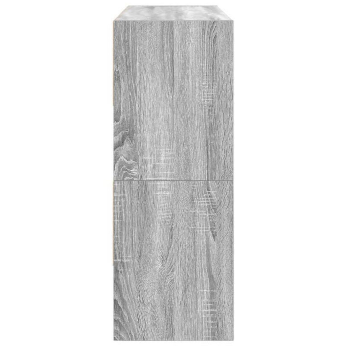 VIDAXL Étagères à chaussures empilables 2 pcs sonoma gris 89,5x30x40cm