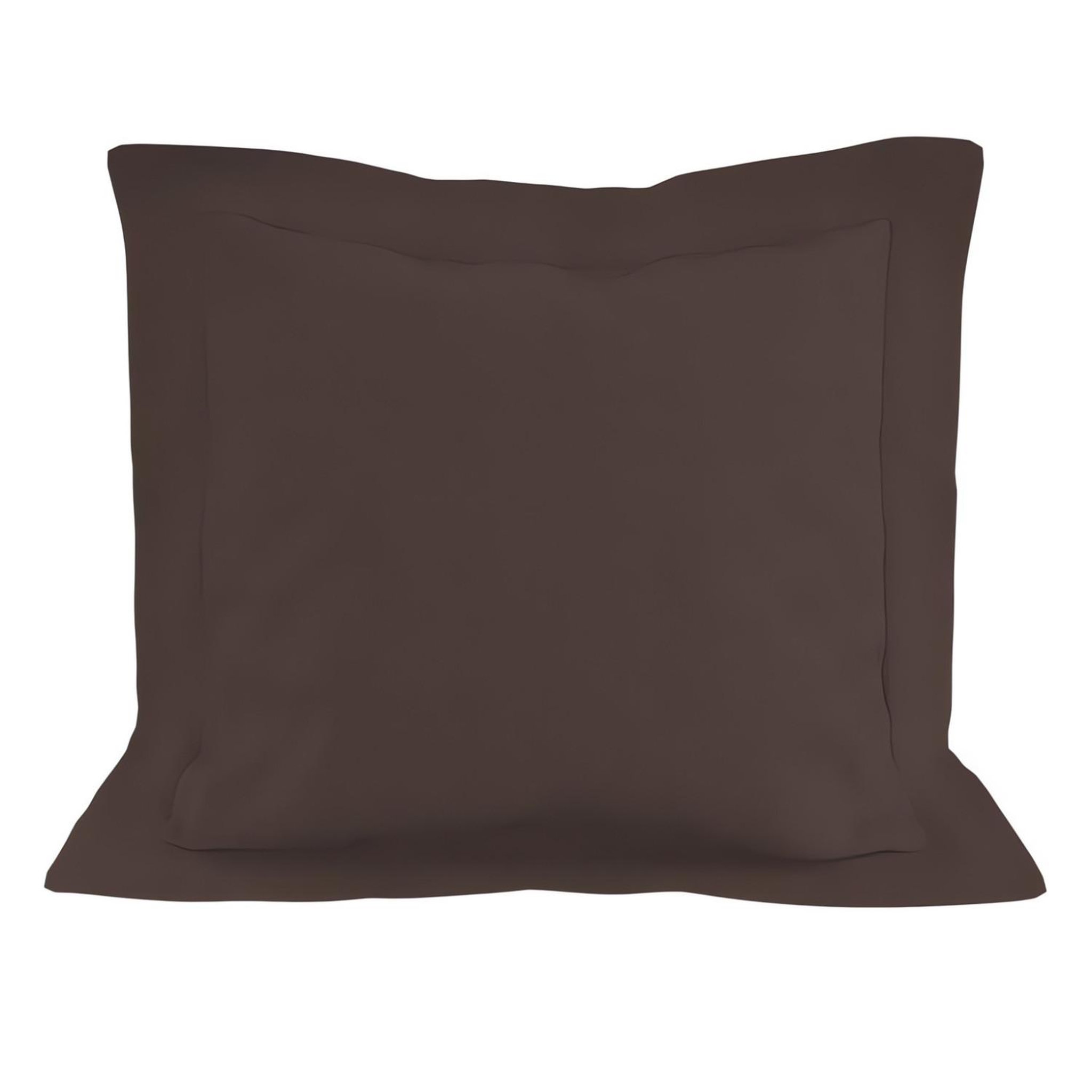 Voir la diapositive 1 : SOLEIL D'OCRE Taie d'oreiller en coton 57 fils UNI, par Soleil d'ocre