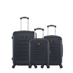 BLUESTAR BLUESTAR - LOT DE 3 - Valises weekend, cabine et cabine XXS OPERA. Coloris disponibles : Beige, Orange, Noir, Gris, Rose, Bleu