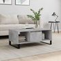 Voir la diapositive 1 : VIDAXL Table basse Gris beton 90x50x36,5 cm Bois d'ingenierie