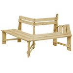 VIDAXL Banc de jardin 240 cm Bois de pin impregne