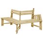 Voir la diapositive 1 : VIDAXL Banc de jardin 240 cm Bois de pin impregne