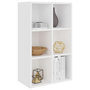 Voir la diapositive 3 : VIDAXL Bibliotheque/Buffet blanc 66x30x98 cm bois d'ingenierie