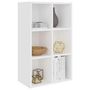 Voir la diapositive 3 : VIDAXL Bibliotheque/Buffet blanc 66x30x98 cm bois d'ingenierie
