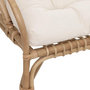 Voir la diapositive 4 : ATMOSPHERA Banc 2 Places en Rotin  Neta  110cm Naturel & Blanc