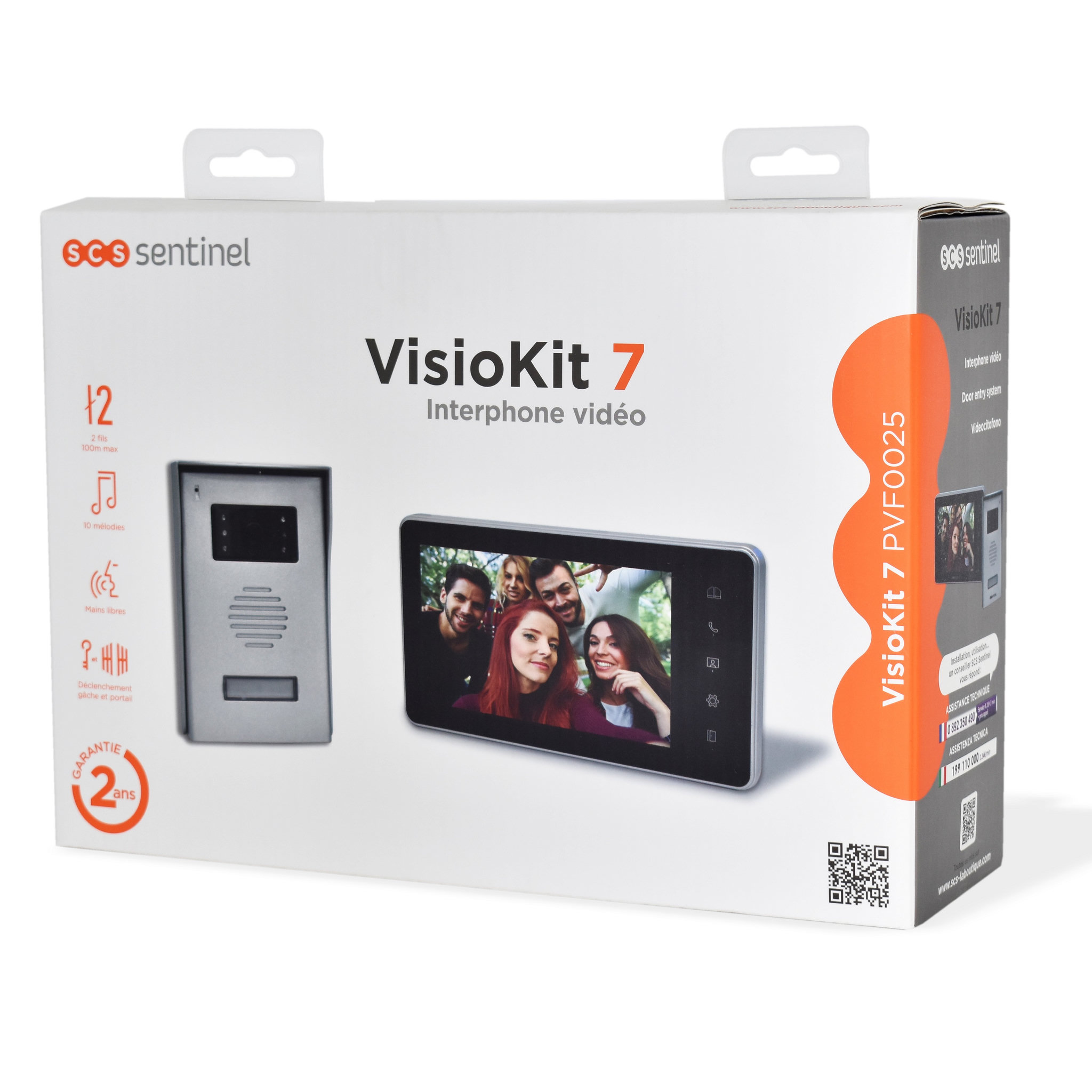 Voir la diapositive 4 : SCS SENTINEL Interphone vidéo Moniteur 2 fils 7" - VisioKit 7