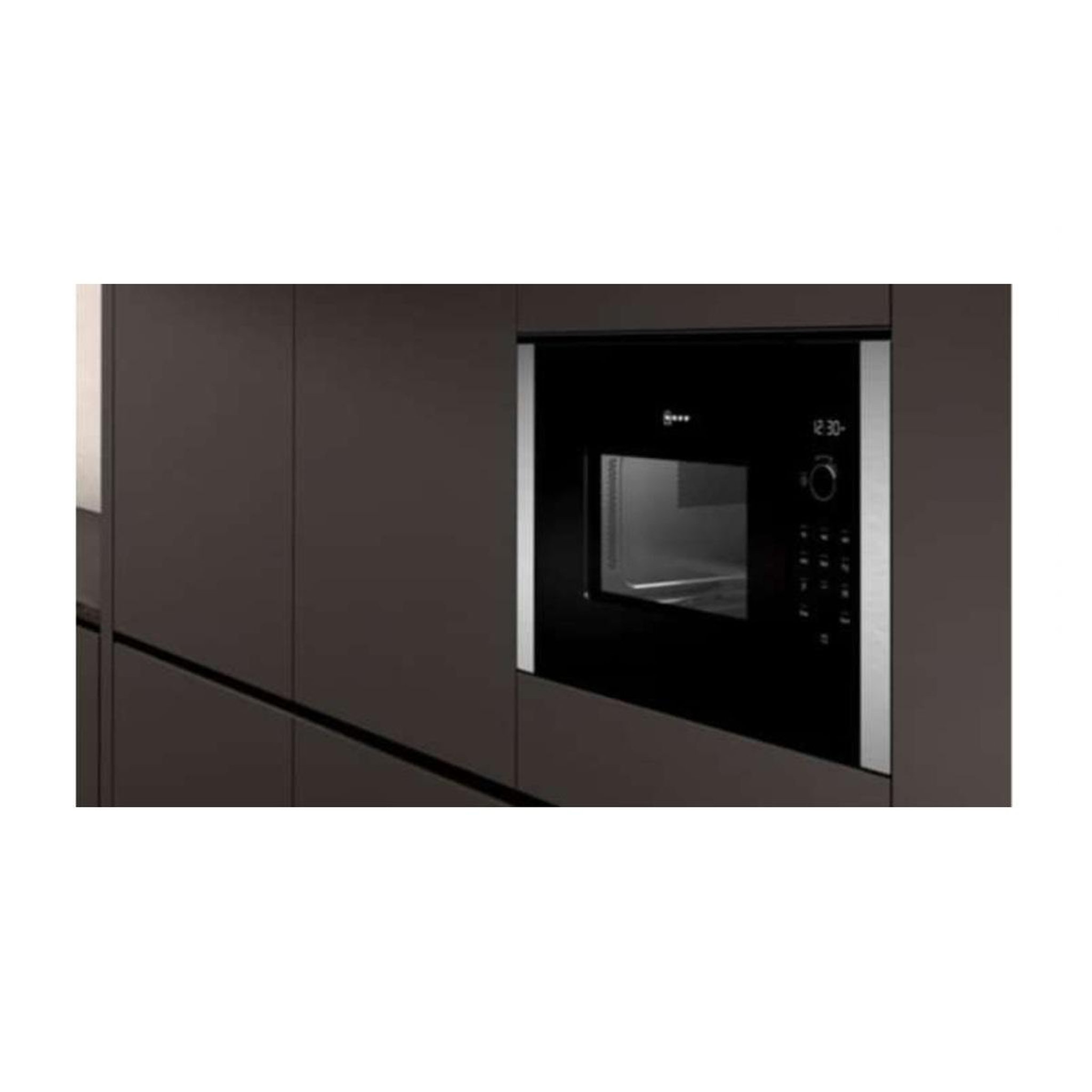 Voir la diapositive 5 : Neff Micro-ondes solo encastrable 20l 800w noir - HLAWD23N1F
