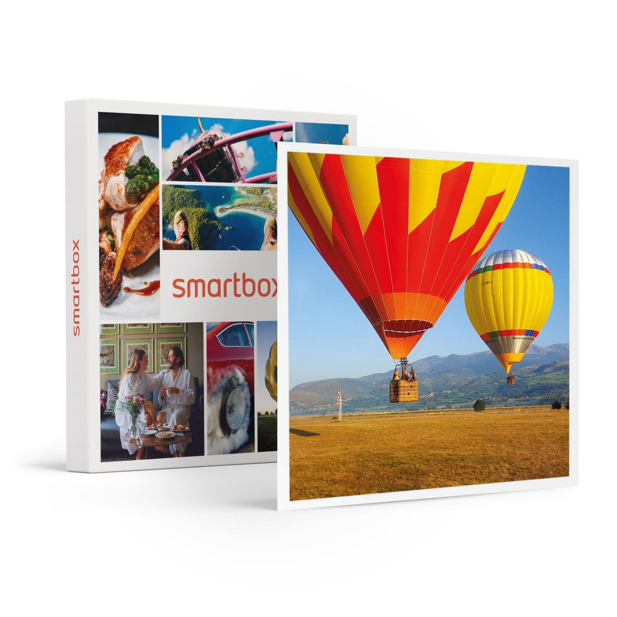 Smartbox Vol en montgolfière pour 2 et dégustation de fromage dans les Pyrénées - Coffret Cadeau Sport & Aventure