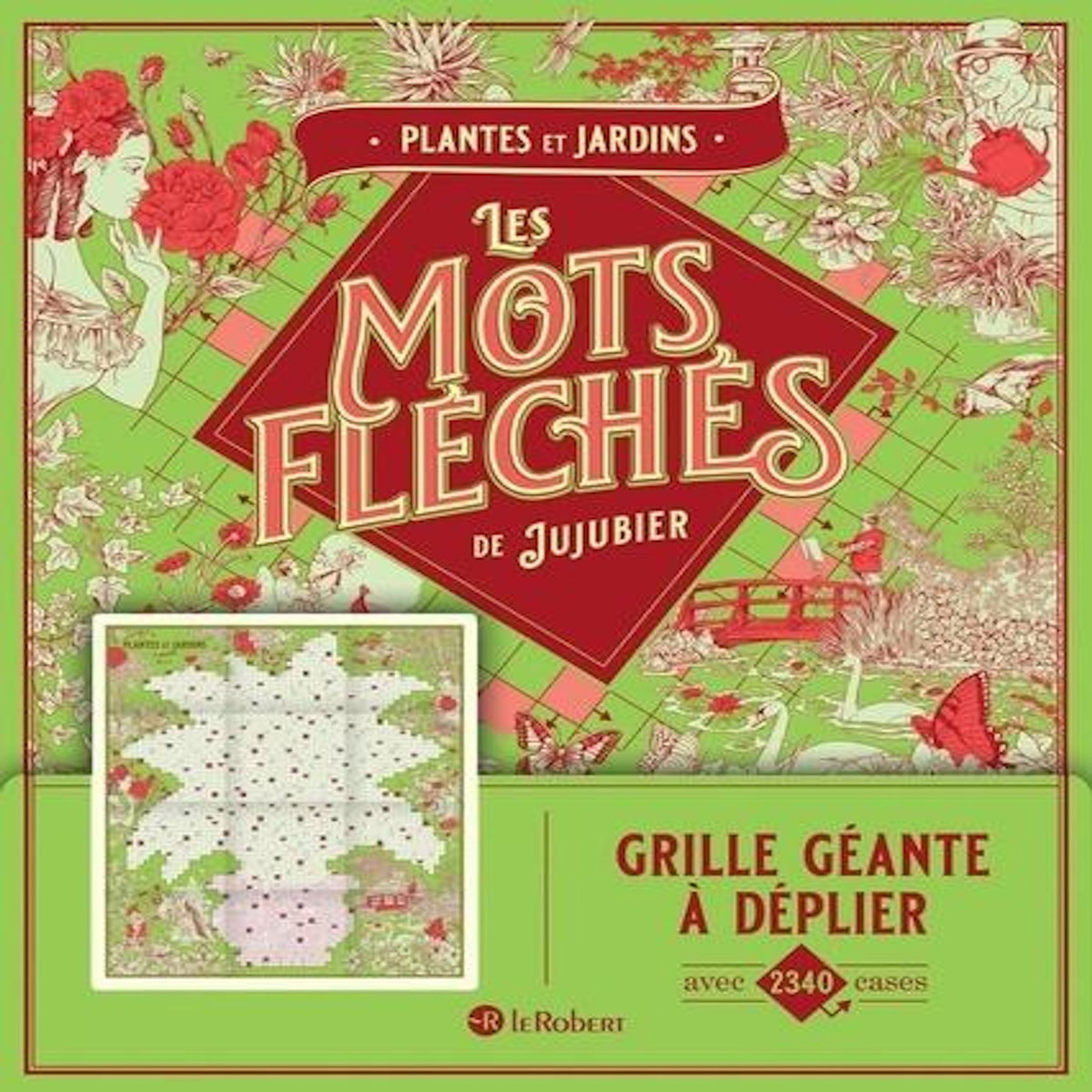 PLANTES ET JARDINS. GRILLE GEANTE A DEPLIER, Jujubier